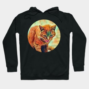 Amusing floppy cat Hoodie